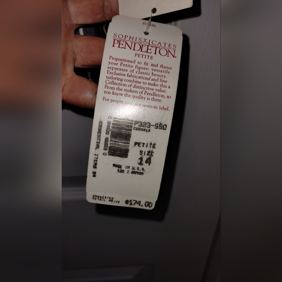 Vintage Pendleton Set Plaid Blazer and Short Set - Picture 15 of 16